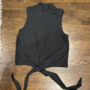 Lululemon High Neck Wrap Around Tank Top